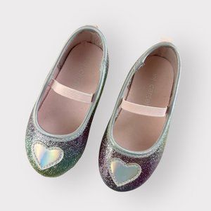 Carter’s Pink Rainbow Heart Lilly Ballet Flat - Girls